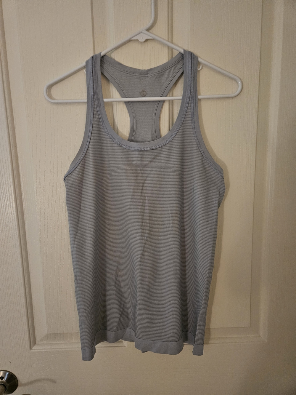 Light Blue Lulu Lemon Racerback Tank Top